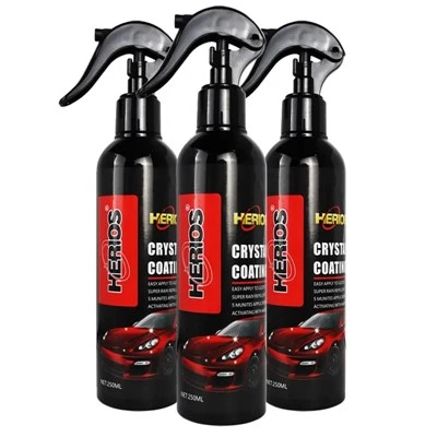 Revestiment de ceràmica nano HERIOS Esmalt per a cotxes Abric de ceràmica líquida per a cotxes per a la cura de la pintura de cotxes Revestiment de vidre súper hidrofòbic